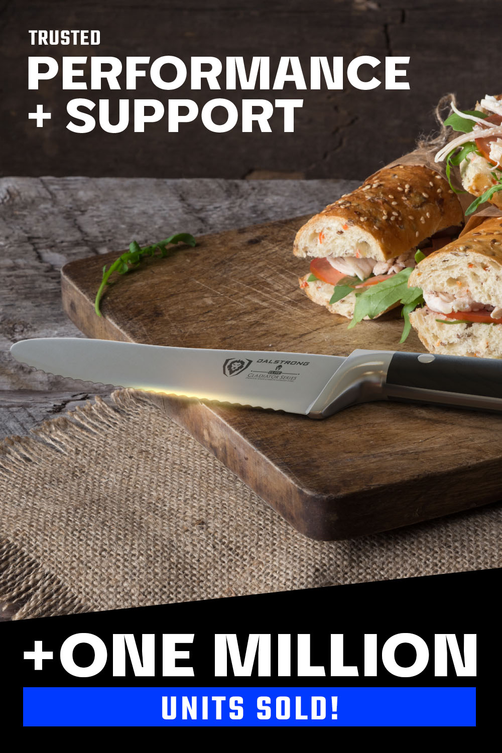 Premium Serrated Sandwich, Deli & Utility Knife 6