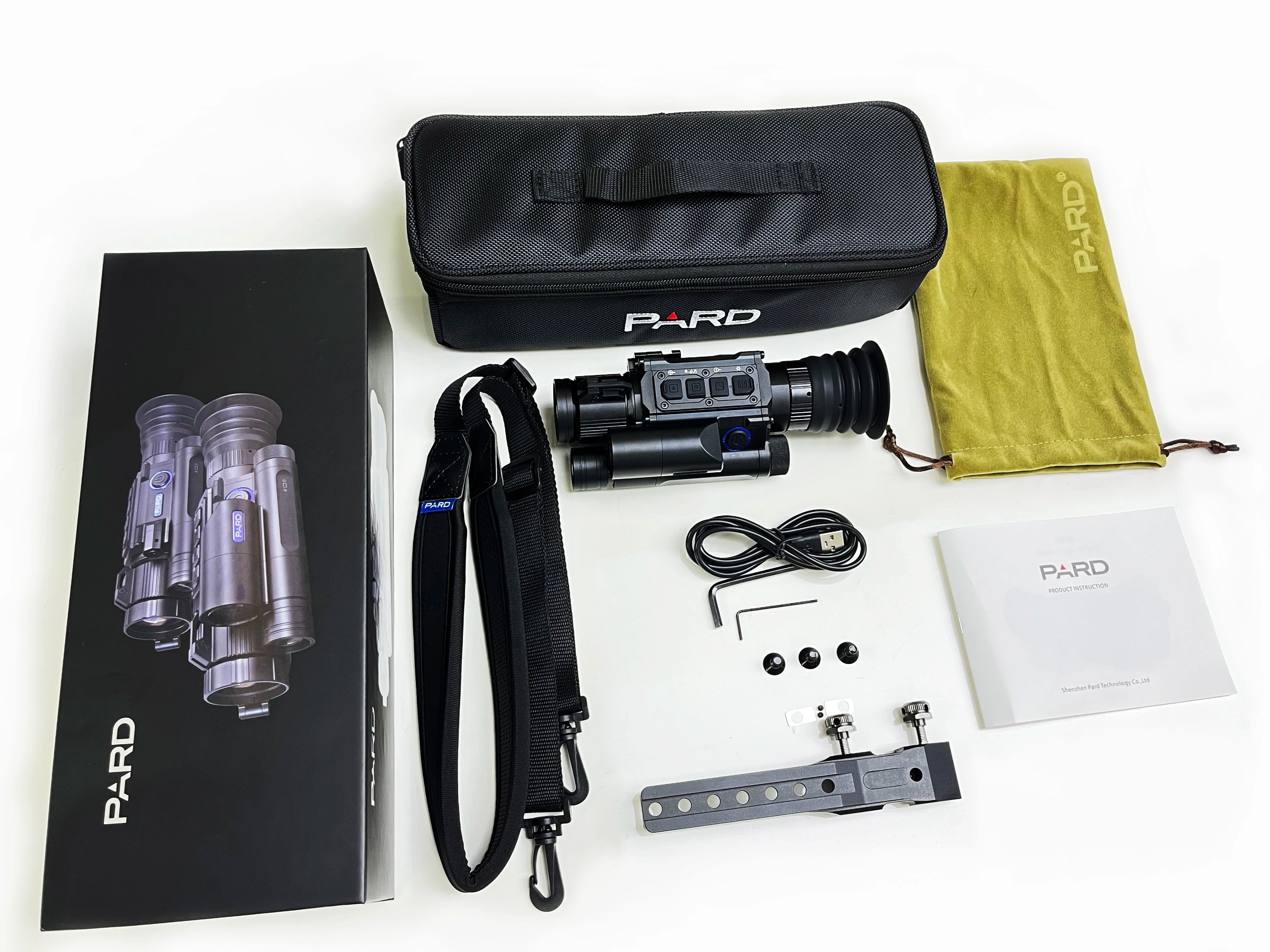 PARD NV008S/LRF Hunting Night Vision Rifle Scope with Ballistic Calculator - 50mm/70mm Lens, Waterproof, No Laser, Digital Camera - Perfect for Night Hunting, Tactical Shooting & Outdoor Adventures