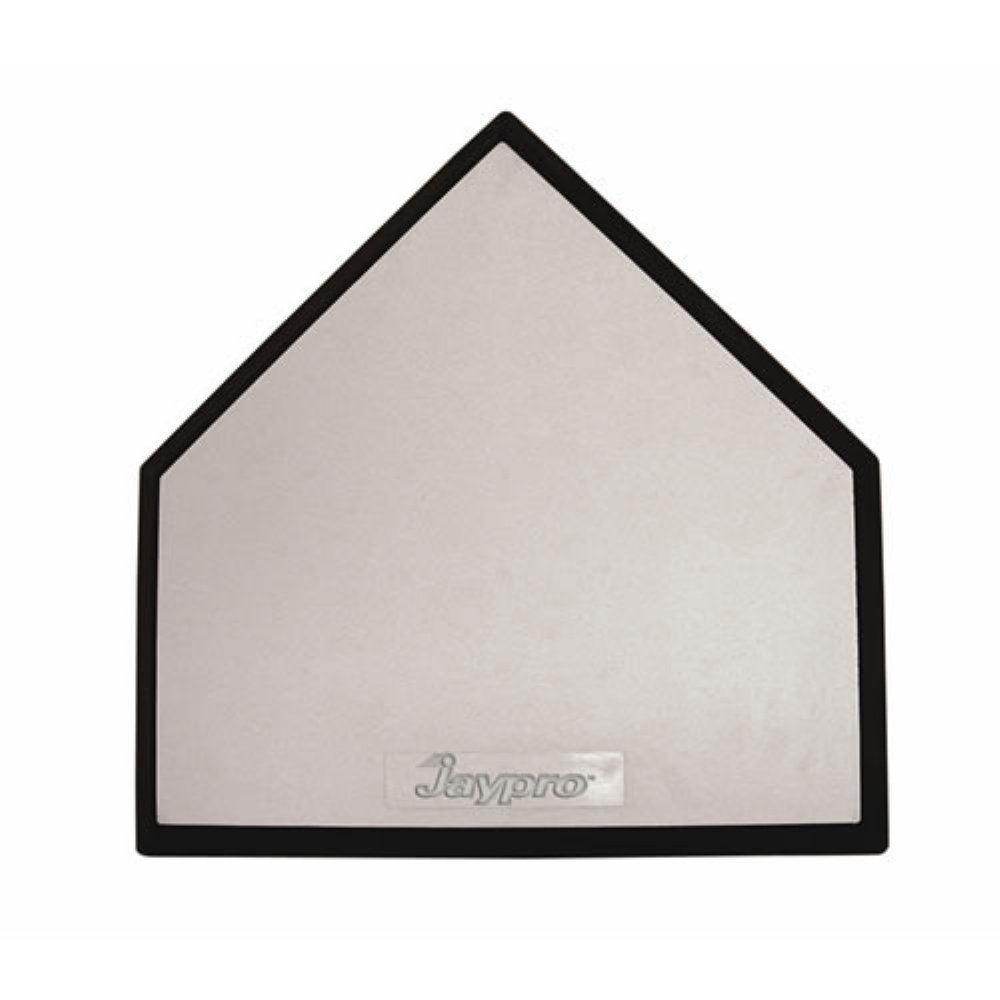 Jaypro Sports Bury All Baseball Home Plate - Durable Rubber Base for Baseball & Softball Games, Practice, and Training