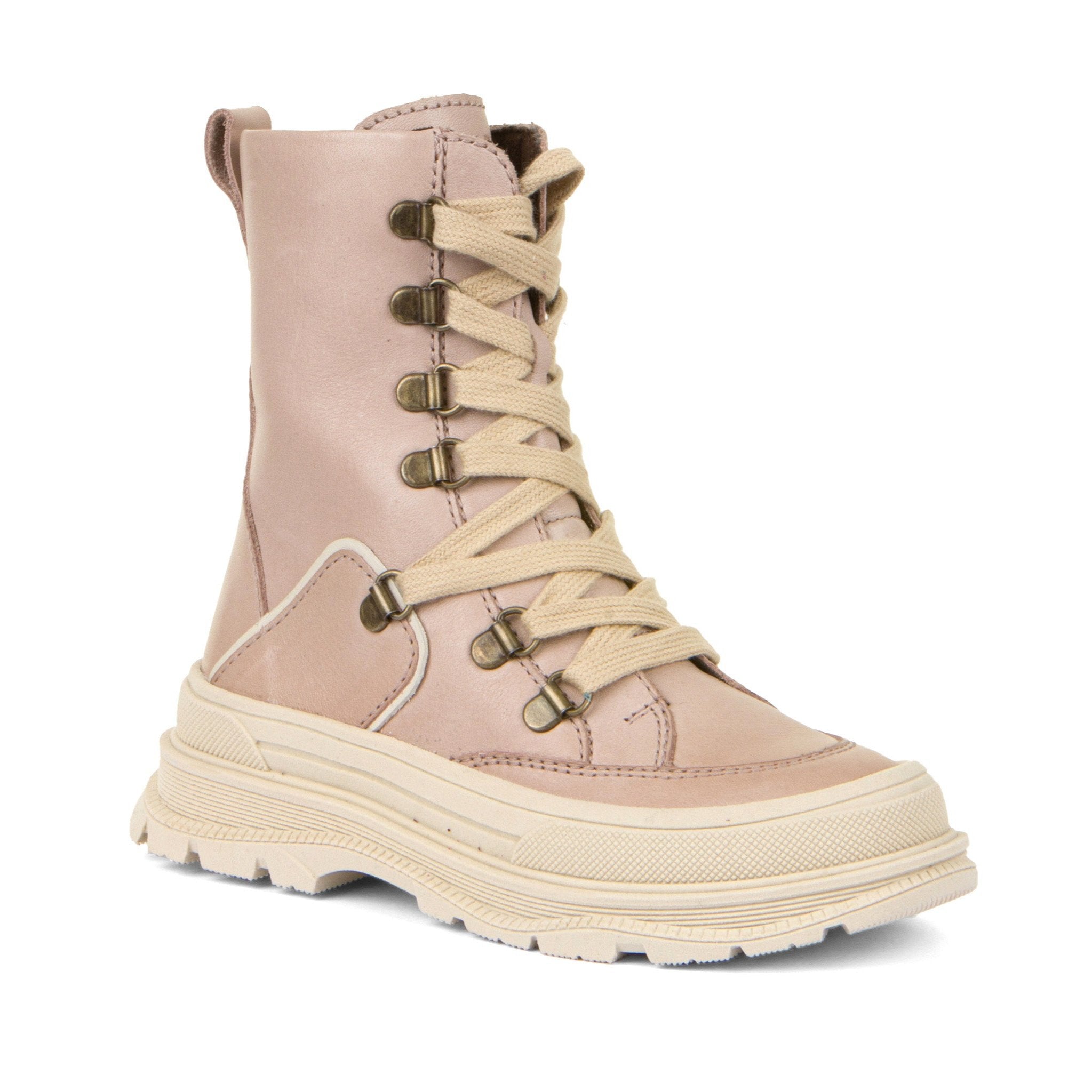 Froddo Leoni Girls' Winter Boots - Waterproof Beige Snow Boots for Kids | Warm & Comfortable for Outdoor Play, School, and Winter Activities