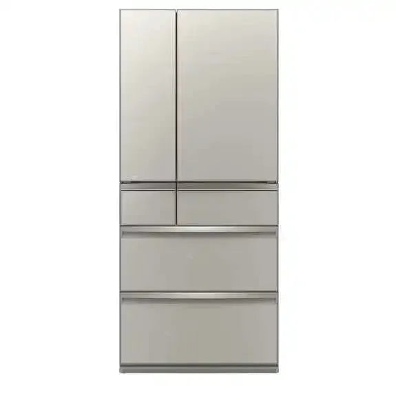 Mitsubishi Electric 700L Multi-Drawer Refrigerator in Argent Silver - Energy Efficient Large Capacity Fridge for Modern Kitchen & Open Plan Living Spaces