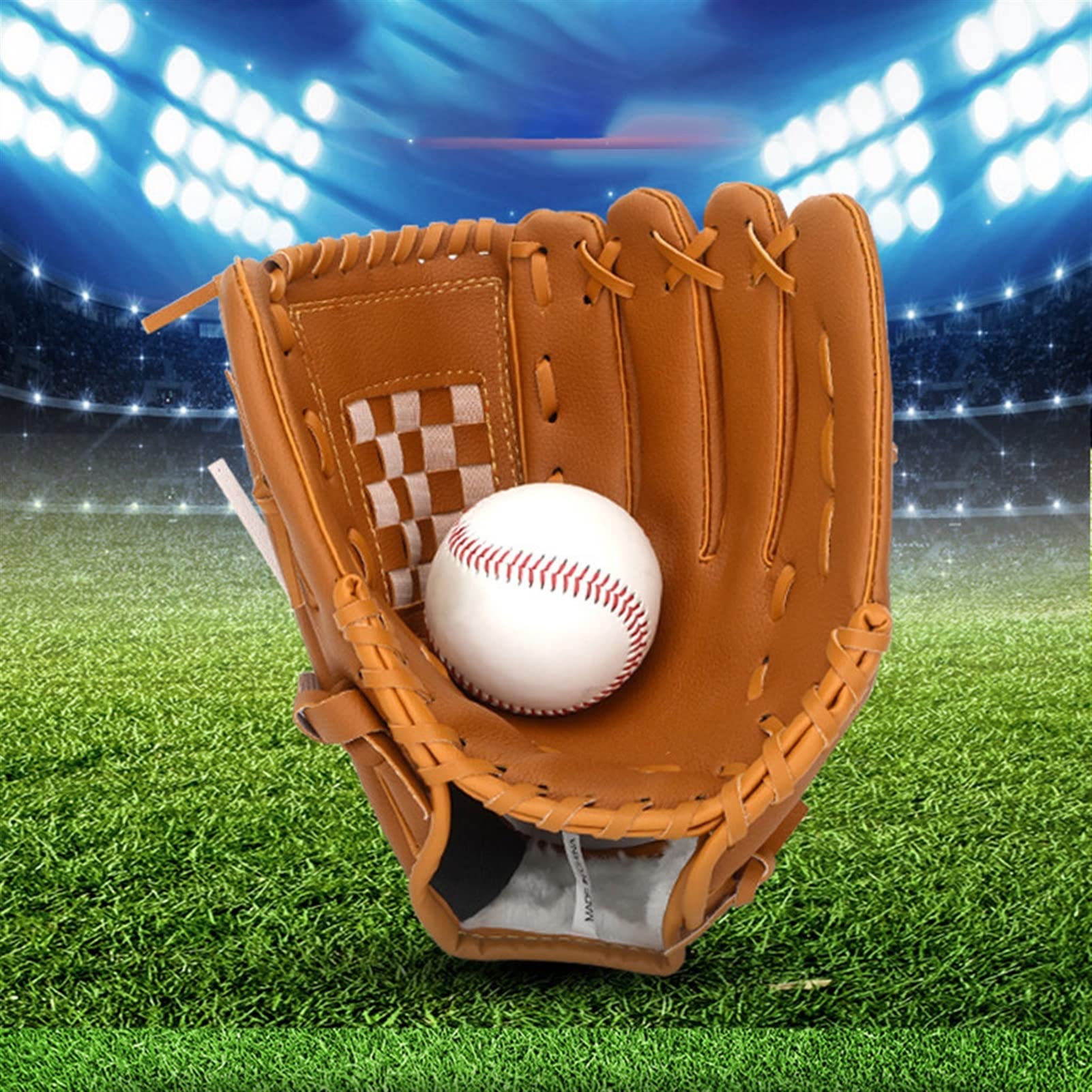 YYOUHE Thickened Right-Hand Throw Baseball & Softball Gloves for Infield, Pitcher & Tee Ball - Premium Mitts for Youth & Adult Players - Perfect for Training, Games & Practice