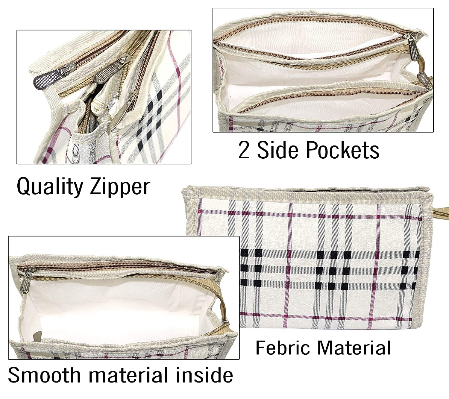 Trendifly Travel Makeup Bag for Women & Men - Waterproof Toiletry Organizer with Multiple Pockets, Separate Brush Compartment - Perfect for Vacation, Gym, Business Trips & Daily Cosmetics Storage