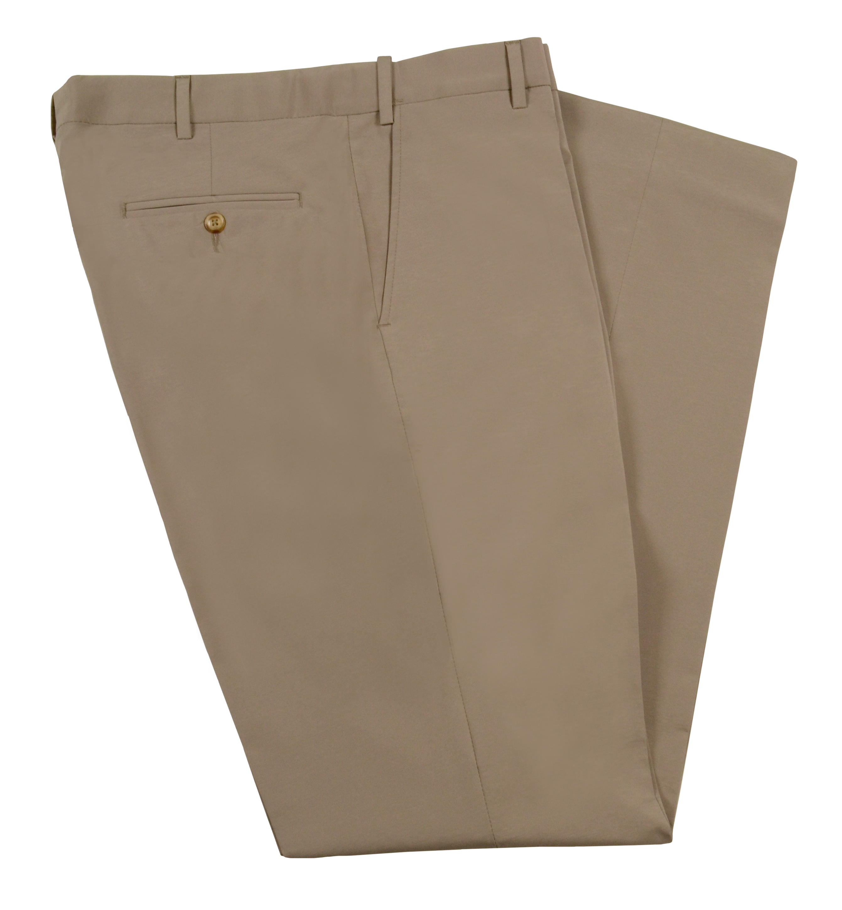 Performance Stretch Flat Front Self Sizer Regular Rise Men's Dress Pants - Comfortable Office Wear & Business Casual Attire