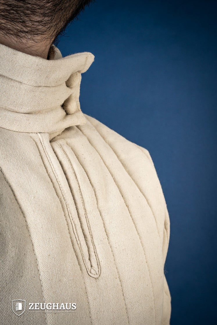 13th Century Medieval Gambeson - Authentic Historical Armor for LARP, Reenactment & Cosplay - Natural Cotton Padding for Comfort & Protection
