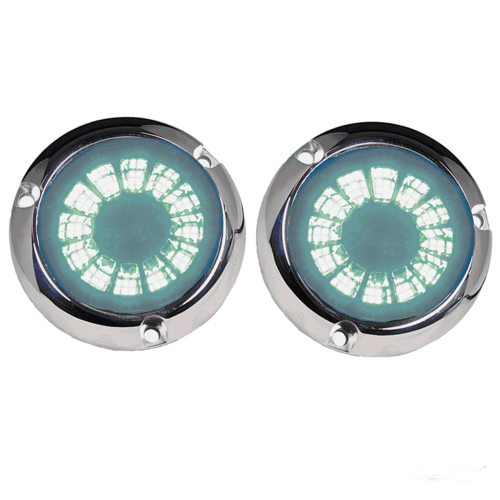 EPIK Underwater Transom Light RGBW - Marine Boat LED Lighting for Night Fishing, Docking & Water Sports | Waterproof Submersible Deck Lights for Boats, Yachts & Docks