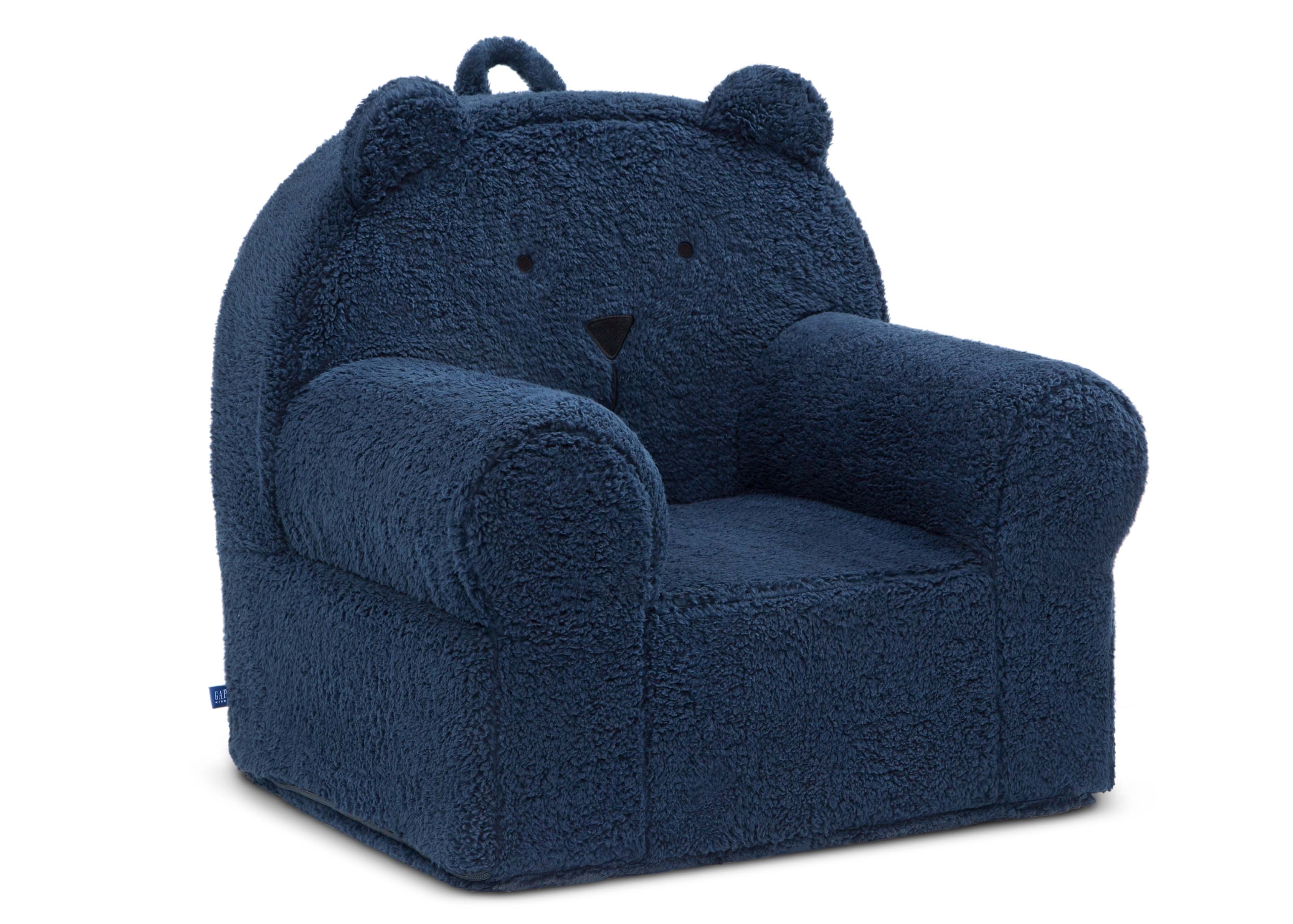 Cozy BabyGap Sherpa Bear Chair - Soft Plush Kids Armchair for Nursery, Bedroom & Playroom - Perfect for Reading, Relaxing & Playtime