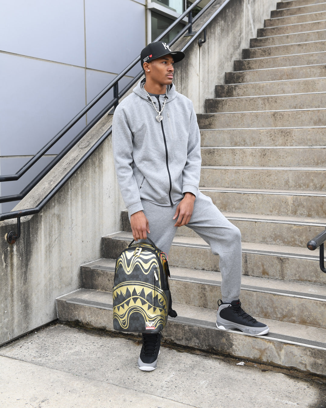 HONEYCOMB DEVONTA SMITH COLLABORATION BACKPACK - Lightweight Durable College Bookbag for Students, Travel & Sports - Perfect for School, Gym & Everyday Use