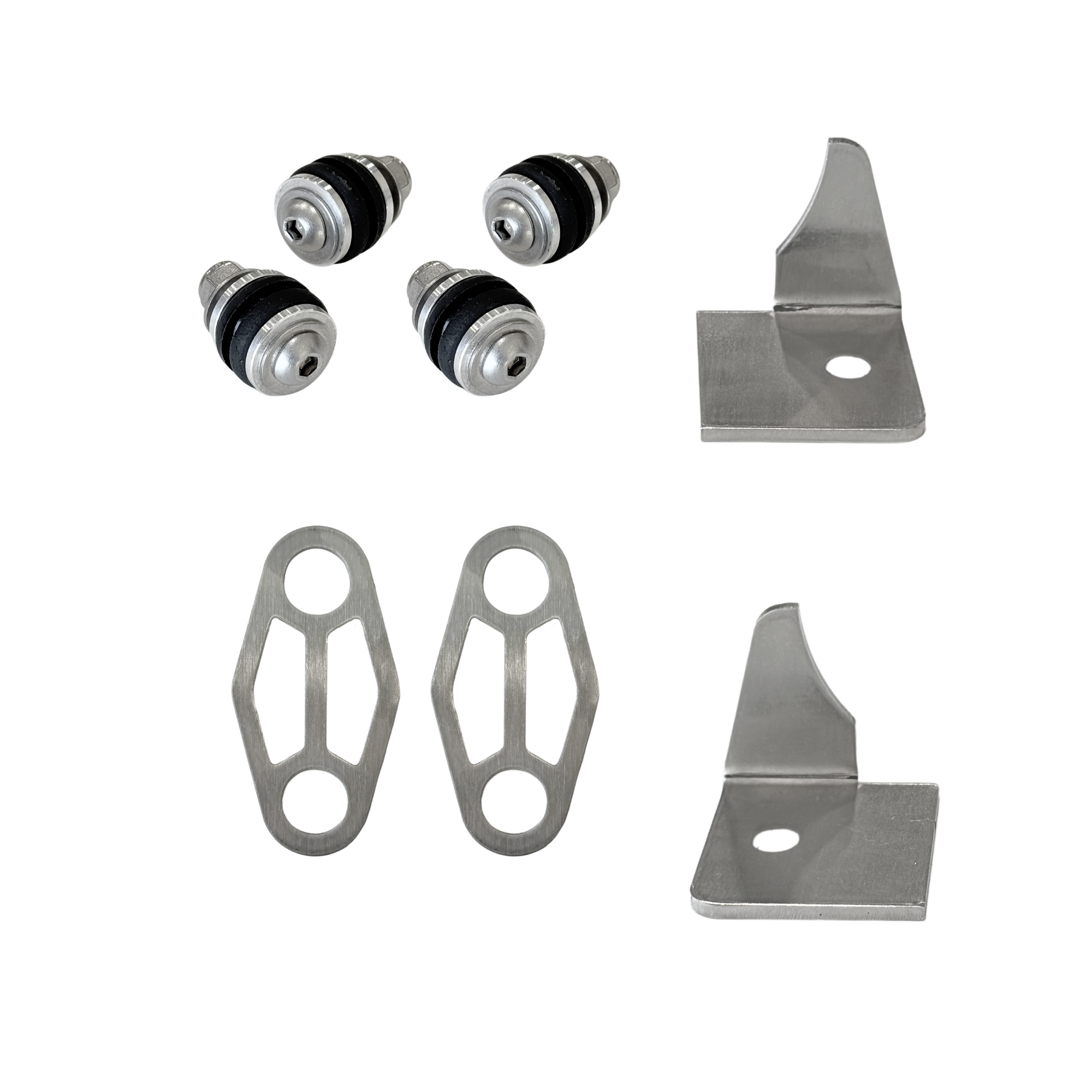 FFG High Temperature Exhaust Hangers - Heavy Duty Rubber Hangers for Automotive & Truck Exhaust Systems - Heat Resistant Up to 500°F - Perfect for Car, SUV, and Pickup Truck Repairs
