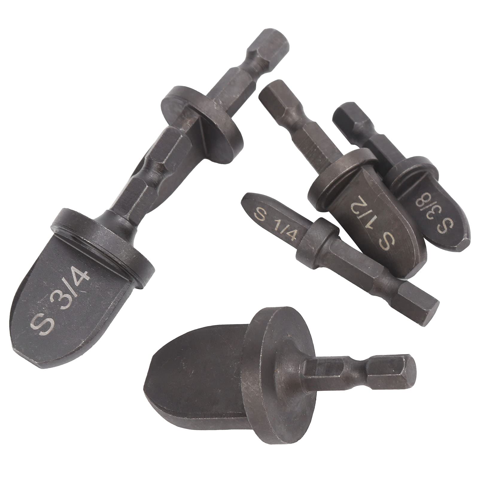 6Pcs Tube Expander Kit - Bearing Steel Hex Handle AC Copper Pipe Swaging Tool Set for HVAC & Refrigeration (Perfect for AC Installation, Repair & Maintenance)
