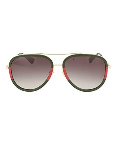 Gucci Pilot Urban Web Block Aviator Sunglasses for Men & Women - Luxury UV Protection Shades for Driving, Travel & Fashion