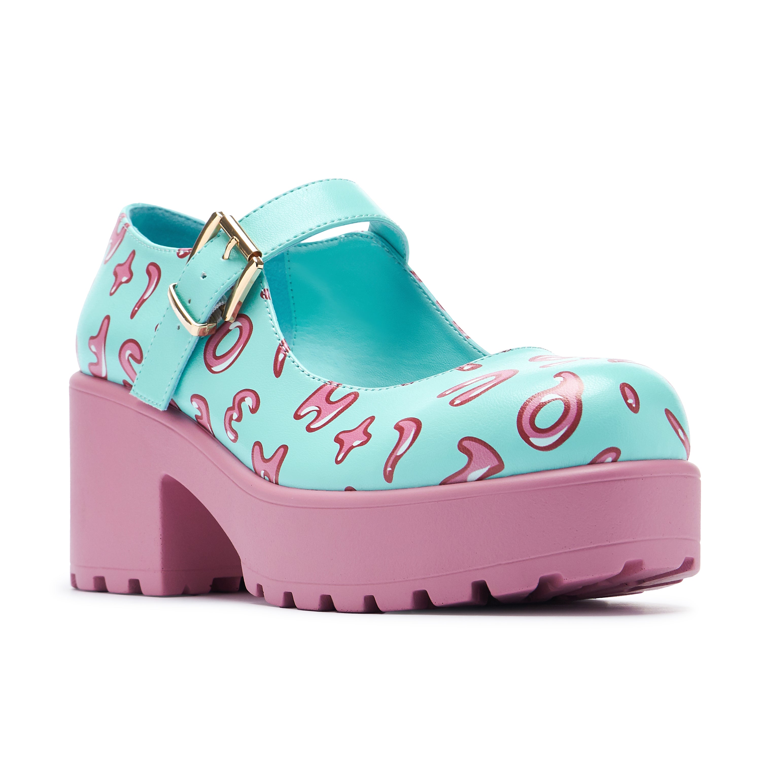 Tira Mary Janes 'Melanie Alphabet Edition' - Cute & Comfortable Women's Flats for Work, School & Casual Wear | Fashionable Leather Ballet Shoes with Alphabet Print