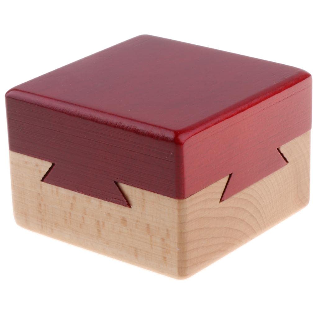 MERISHOPP® Wooden Magic Luban Lock Box Puzzle - Brain Teaser IQ Game for Kids | Educational Preschool Toys | Handcrafted Wooden Logic Toy | Perfect for Classroom Learning & Family Bonding Activities