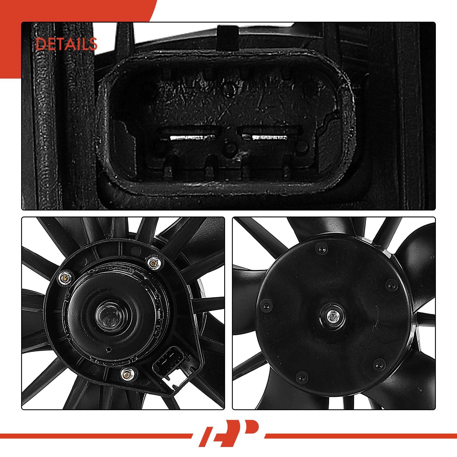Premium Engine Radiator Cooling Fan Assembly for Jeep Compass/Patriot 2007-2017, Dodge Caliber 2007-2012, Chrysler 200 2011-2014 - Replacement Part for Improved Engine Cooling & Performance - Perfect for Off-Roading, Daily Commuting & Hot Weather Driving