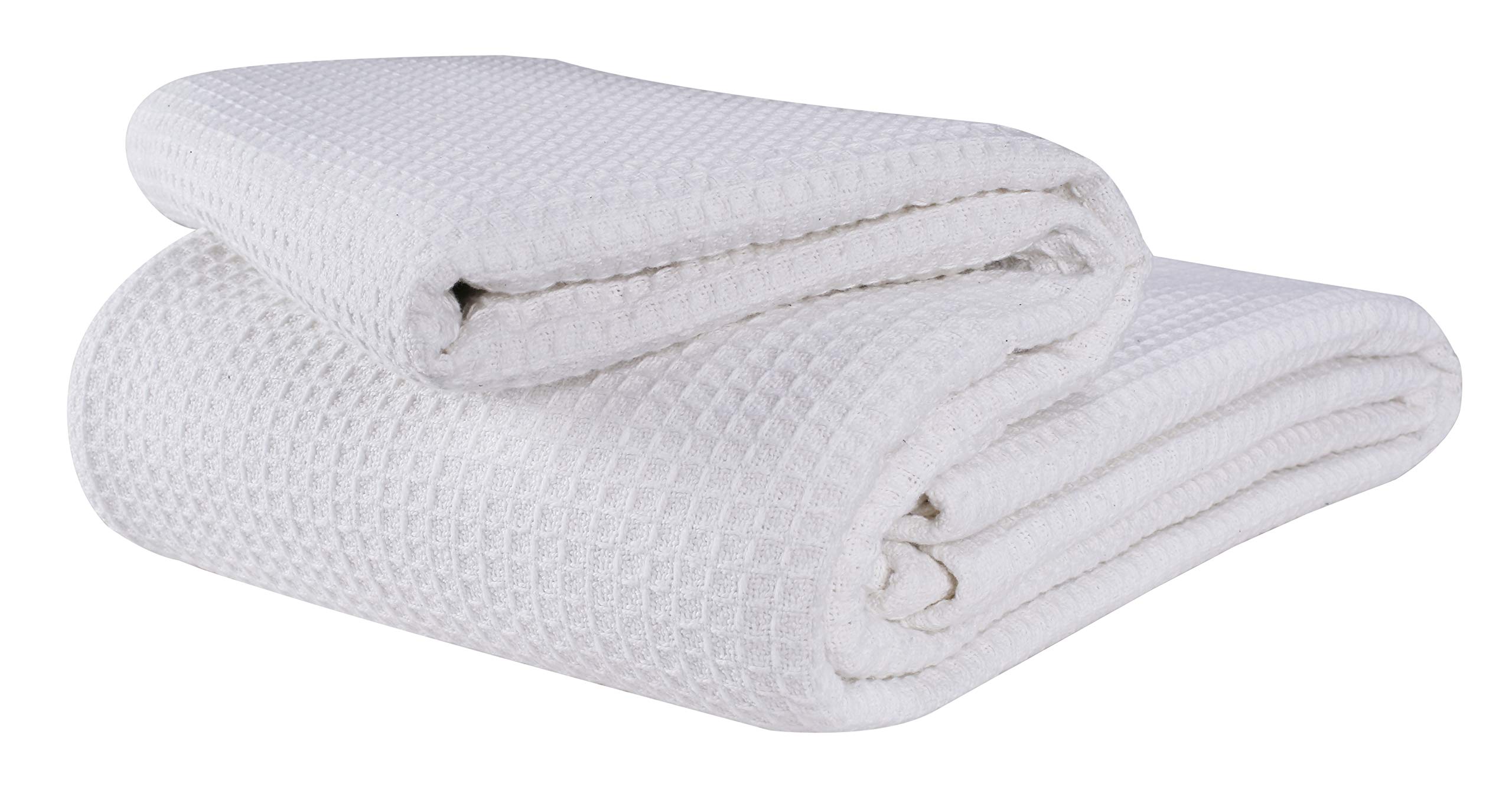 Glamburg 100% Cotton Thermal Blanket - King Size Breathable Waffle Weave Blanket for All Seasons | Ultra Soft Bed Blanket for Cozy Nights & Home Decor | Perfect for Winter Warmth & Summer Comfort