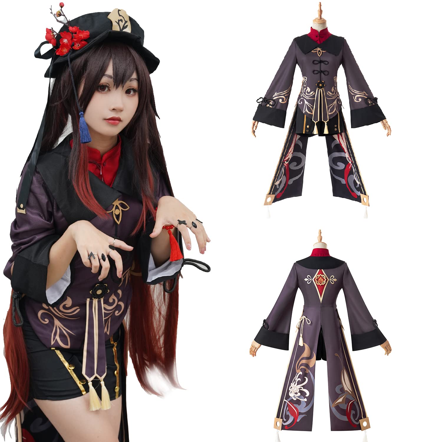 Genshin Impact Cosplay Costume Set - Full Outfits for All Characters | Halloween Anime Cosplay | Perfect for Conventions, Parties & Roleplay