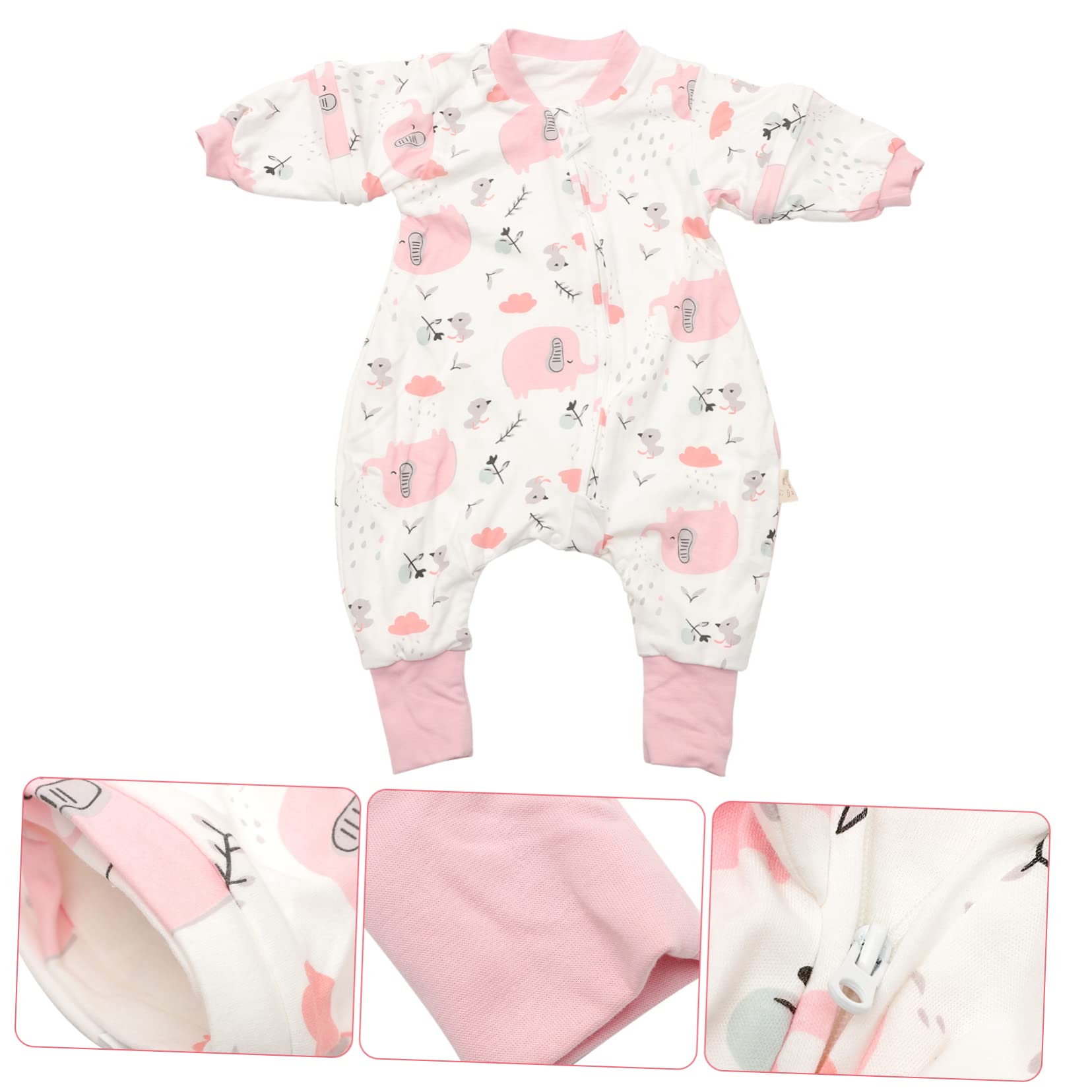 Wakauto 4-Piece Thickened Wearable Baby Blanket Set - Soft Cotton Newborn Blankets for Sleeping, Swaddling & Travel - Cozy Infant Wearable Blankets for Boys & Girls