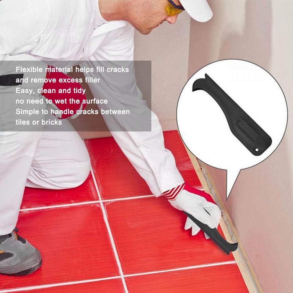 17-Piece Caulking Tool Kit with Silicone Sealant Finisher, 9 Glue Scrapers & Caulk Nozzles - Perfect for DIY Home Repairs, Bathroom Waterproofing & Tile Sealing
