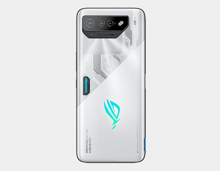 ASUS ROG Phone 7 AI2205 5G Gaming Smartphone - 256GB ROM 12GB RAM - GSM Unlocked (White) - Ultimate Mobile Gaming Performance for Esports & Streaming