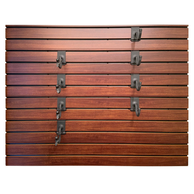 Premium Walnut Rifle Wall Display - HD101 BW Gun Holder for Secure & Stylish Firearm Storage - Perfect for Home, Office, or Hunting Cabin