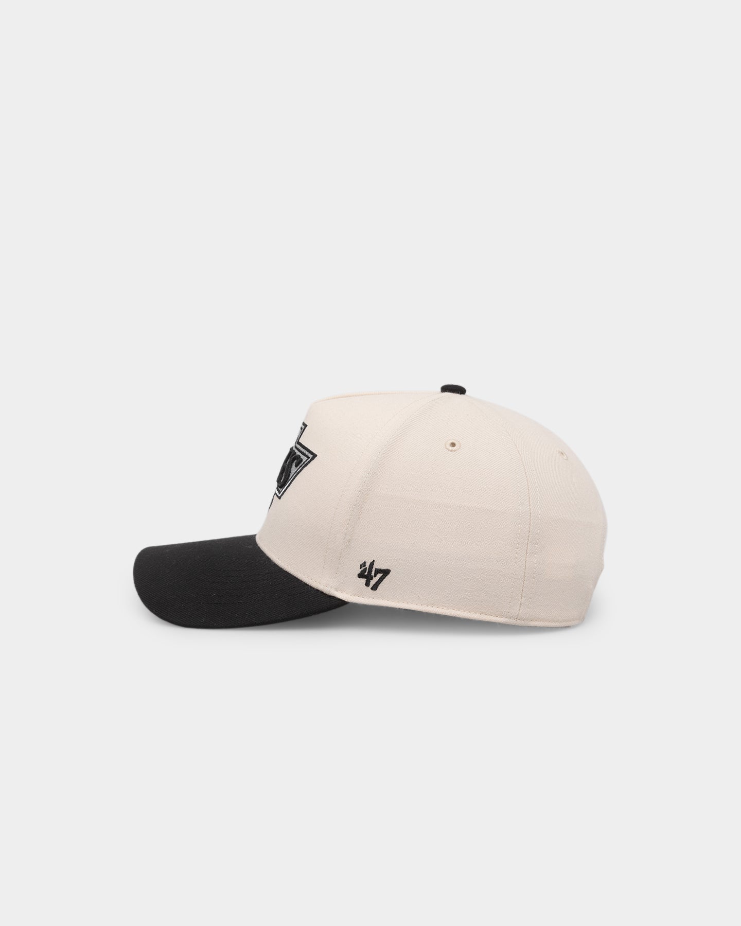 47 Brand Los Angeles Kings 'LA Kings vs Arizona Coyotes' 47 MVP DT Snapback Hat - Adjustable Natural/Black Baseball Cap for NHL Fans, Sports Enthusiasts - Perfect for Games, Tailgating, and Casual Wear