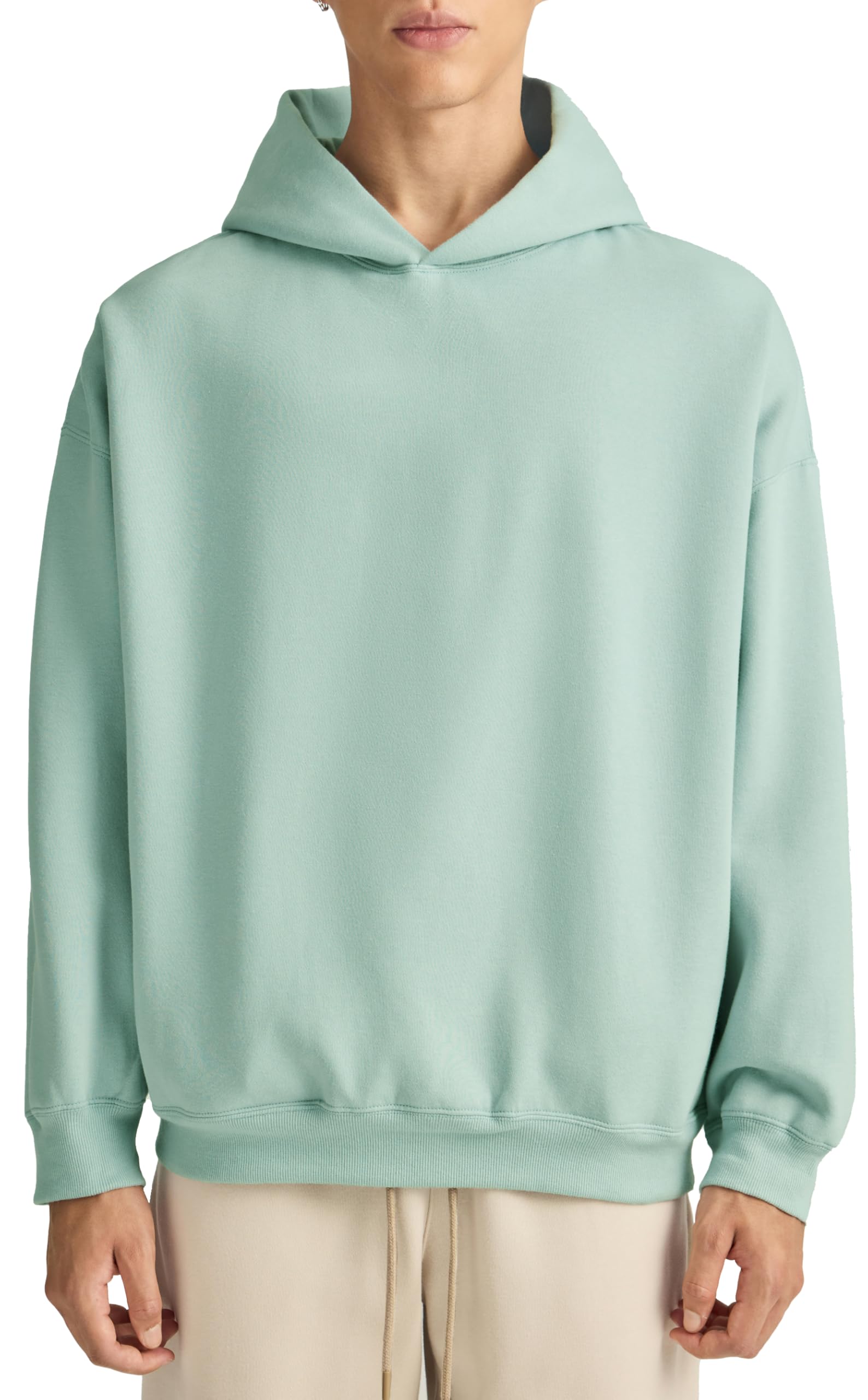 Men's Oversized Fleece Hoodie - Soft & Warm Pullover Sweatshirt with Pockets | Casual Streetwear for Winter & Lounge Wear