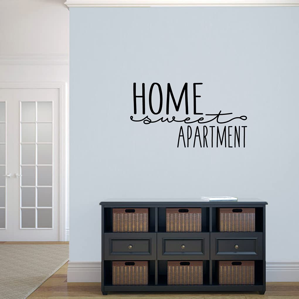 Home Sweet Apartment Wall Decal 18x10