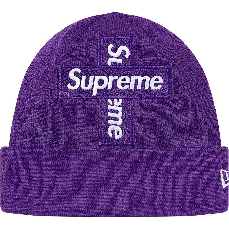 Supreme 20FW New Era Cross Box Logo Beanie - Warm Winter Hat for Men & Women - Perfect for Skiing, Snowboarding & Outdoor Activities