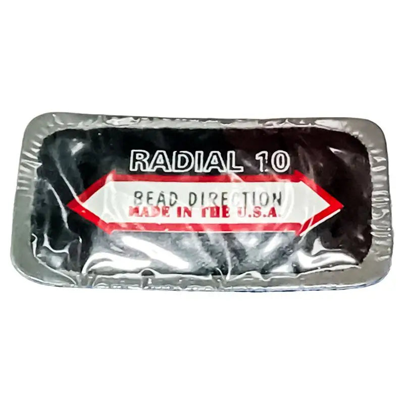 AAValueline HD Radial Tire Repair Patch Kit - Heavy Duty Rubber Puncture Repair for Cars, Trucks & Motorcycles - Emergency Roadside Flat Tire Fix (10-Pack)