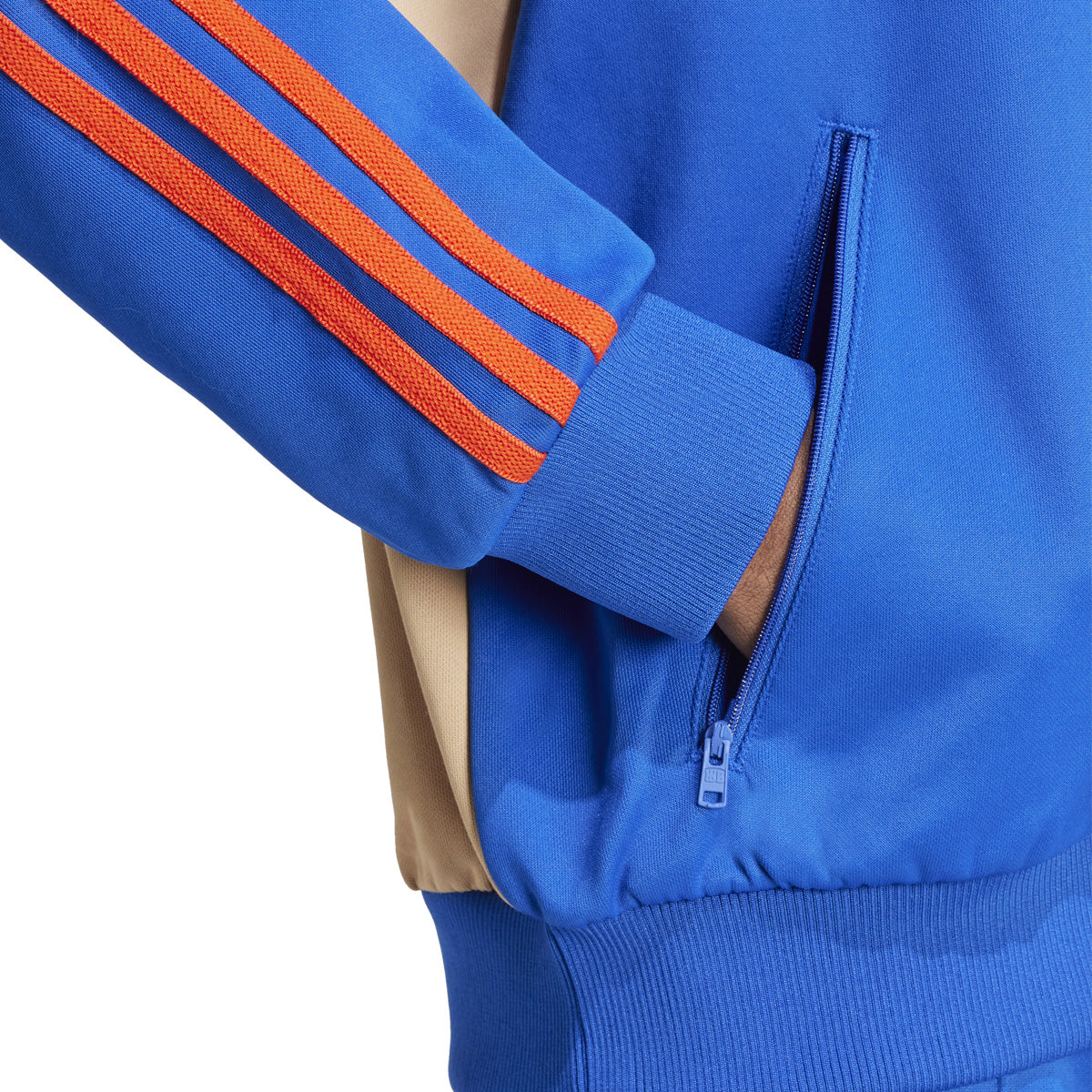 Wales Bonner Royal Blue Jersey Track Top - Men's Athletic Zip-Up Hoodie for Running & Casual Wear