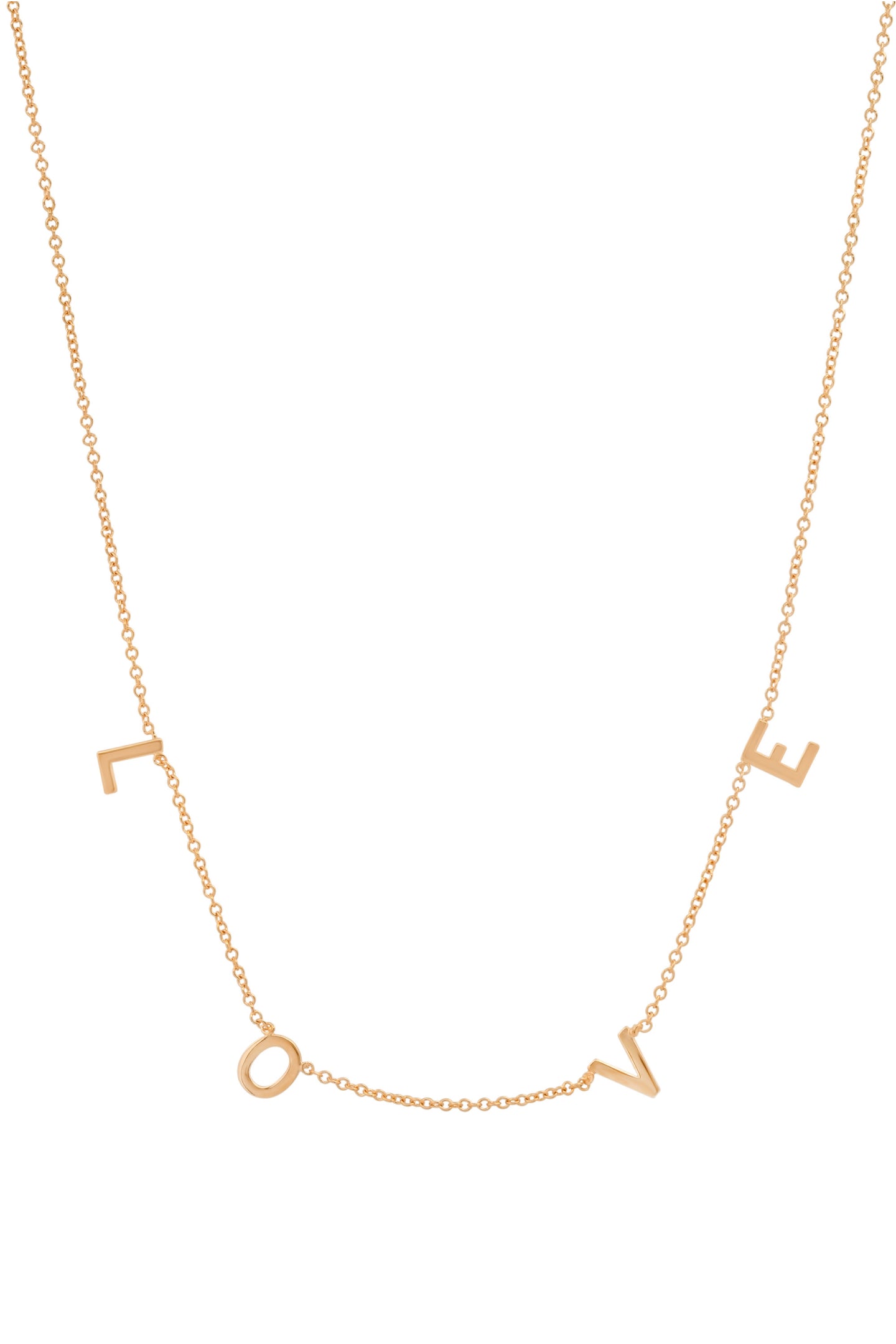 BYCHARI Love Necklace - 14K Gold Plated Heart Pendant for Women - Romantic Gift for Her - Perfect for Anniversaries, Valentine's Day & Date Nights