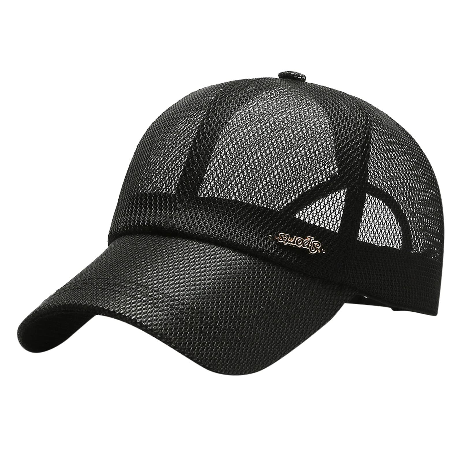 Breathable Adjustable Baseball Cap for Men & Women - Fashionable Sun Hat for Baseball, Football, Beach & Outdoor Activities - Helmet-Compatible Visor for Adults