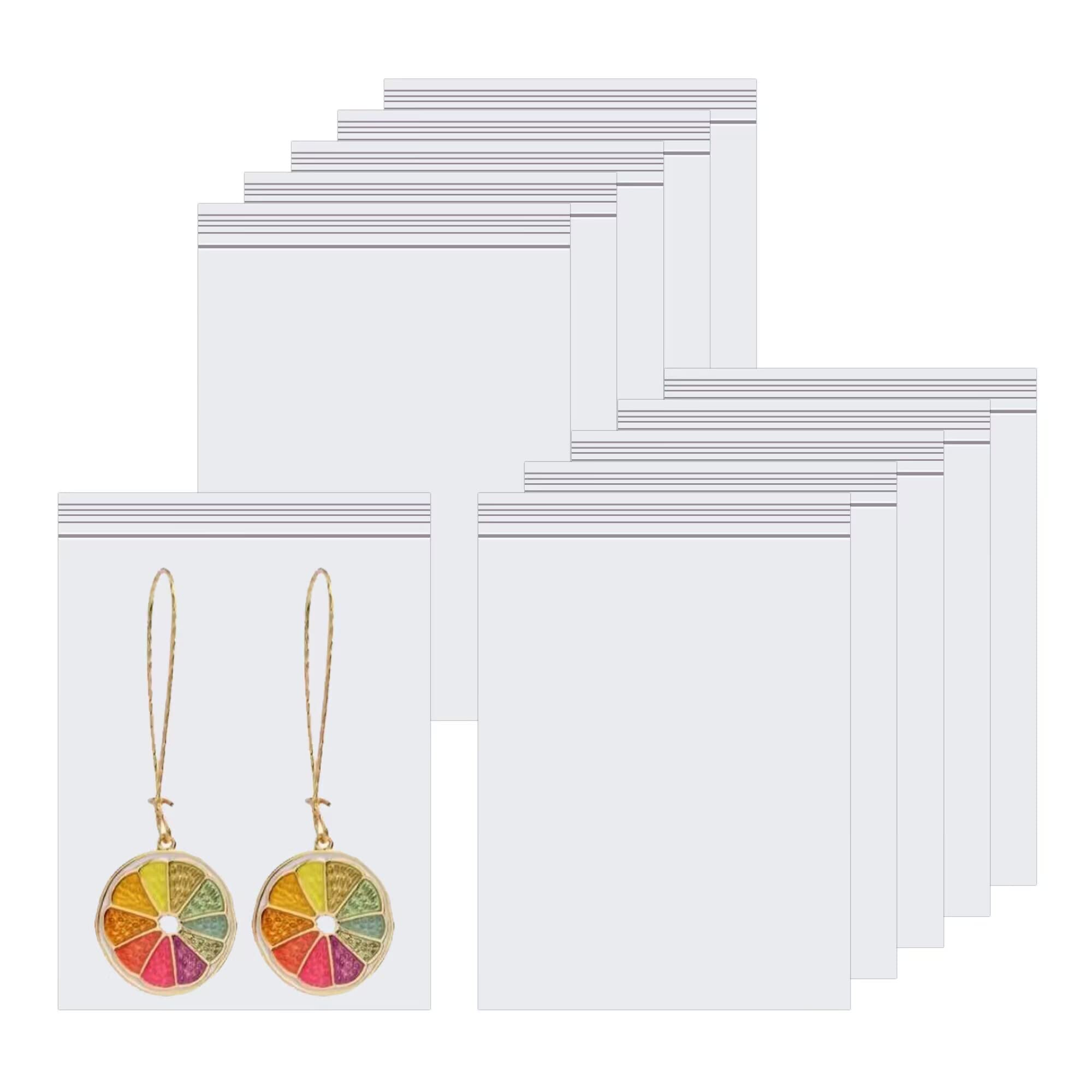1000pcs 2x3 Inch Small Clear Resealable Plastic Zipper Bags - 2 Mil Thick Poly Storage Pouches for Jewelry, Beads, Coins, Cards & Crafts - Perfect for Organizing, Travel & Small Item Protection