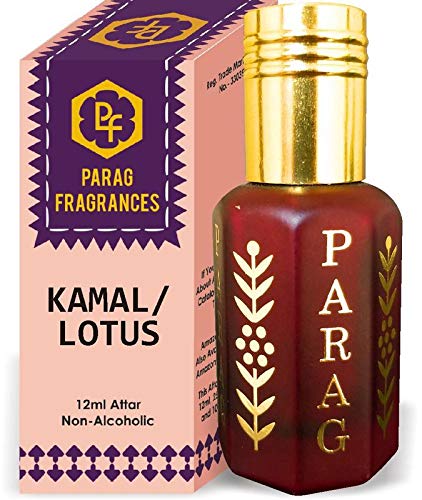 Parag Fragrances Kamal Attar 1 Tola / 12ml - Premium Natural Distilled Perfume Oil (Alcohol-Free, Long Lasting) | Crystal Series Limited Edition | Perfect for Daily Wear, Special Occasions & Gift Giving