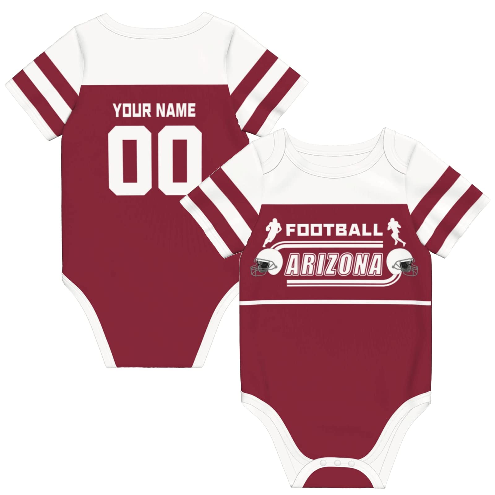 Custom Buffalo Baby Clothes - Personalized Baby Onesie & Suit with Name & Number - Unique Sports Gift Set for Newborns & Infants - Perfect for Birthdays, Baby Showers & Sports-Themed Events