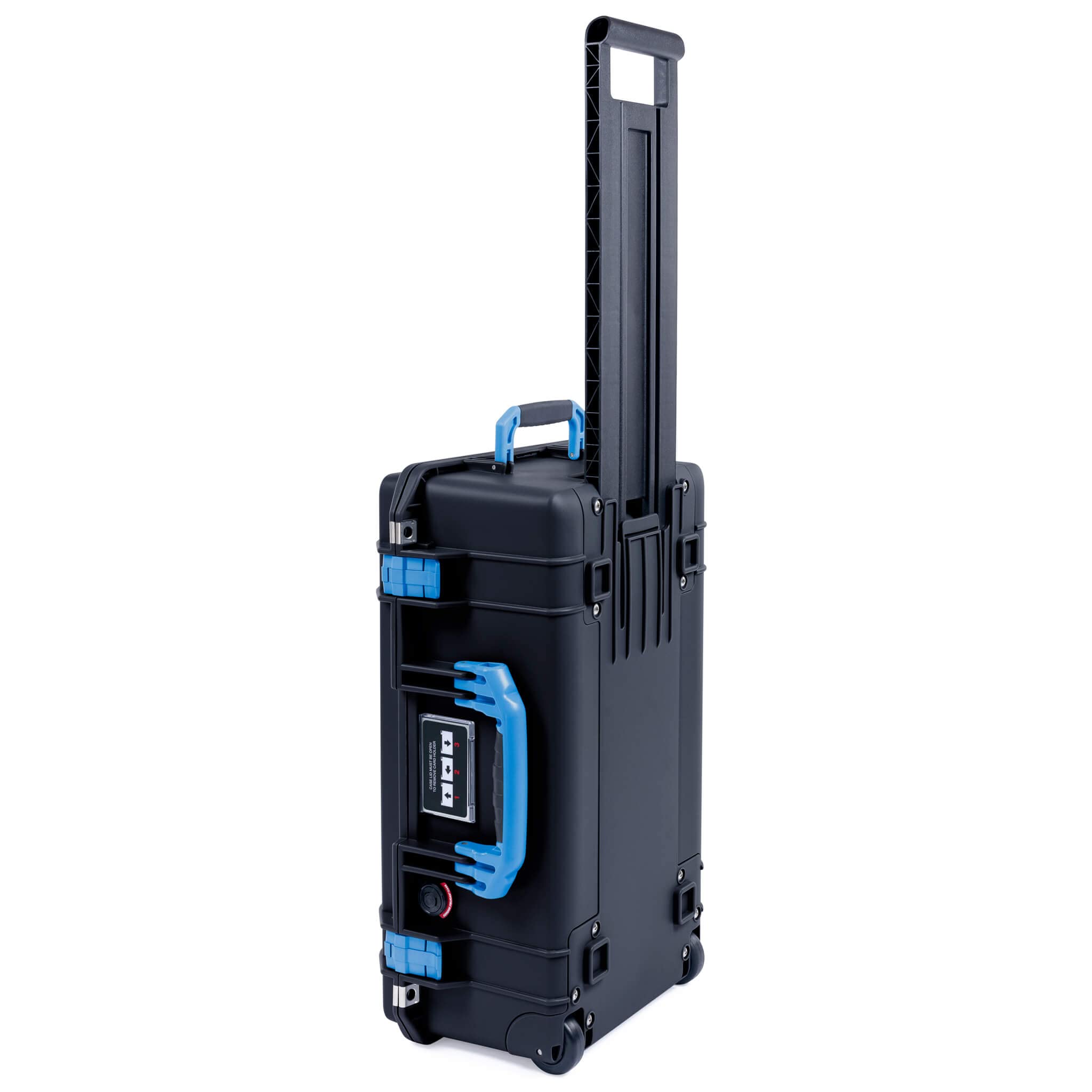 Pelican 1535 Air Case with Foam - Waterproof & Shockproof Hard Case for Travel, Electronics & Equipment (Black & Blue) - Perfect for Air Travel, Camera Gear & Outdoor Adventures
