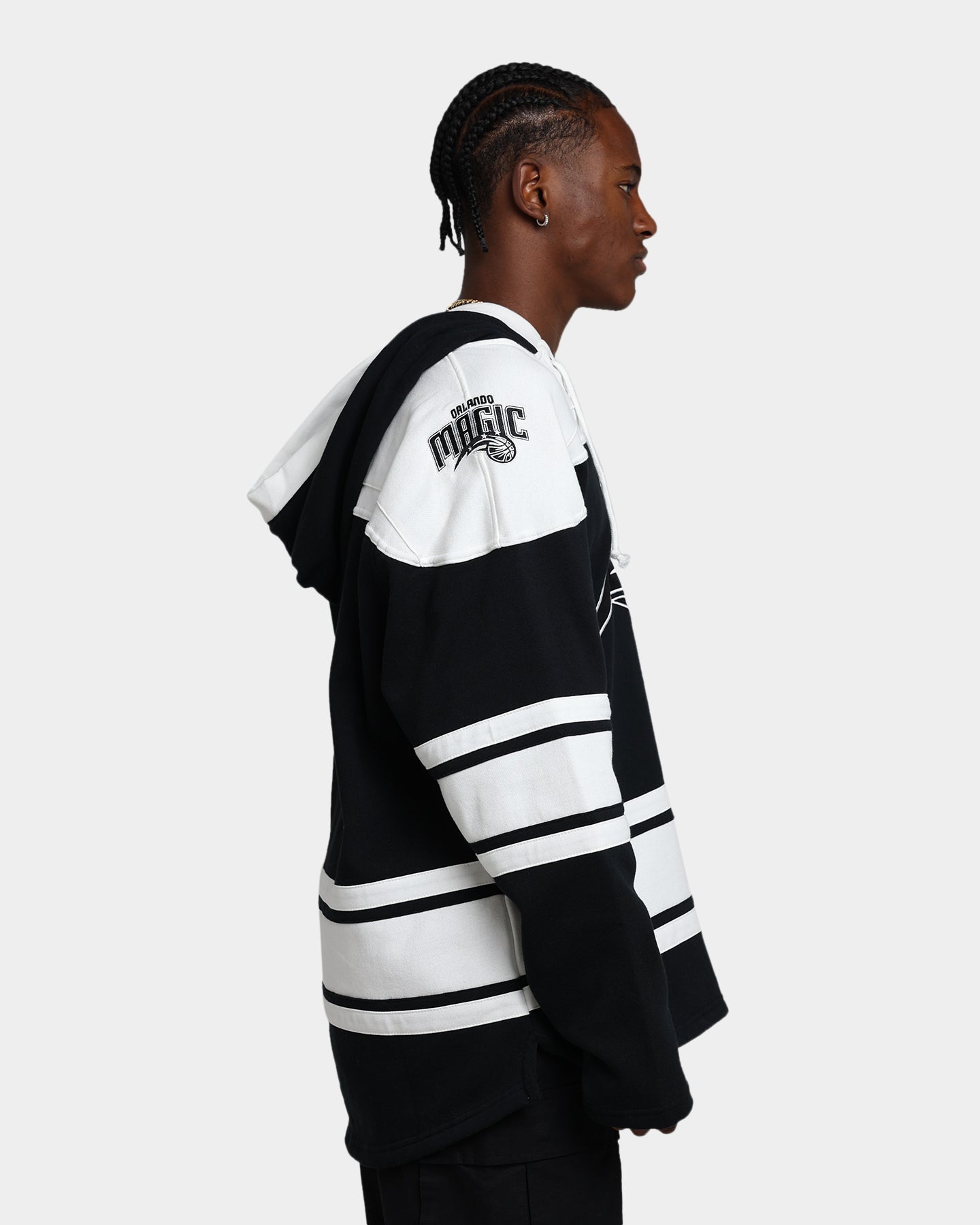 47 Brand Orlando Magic Superior Lacer Hoodie - Jet Black NBA Basketball Fan Apparel for Men & Women - Perfect for Game Day, Casual Wear & Sports Events