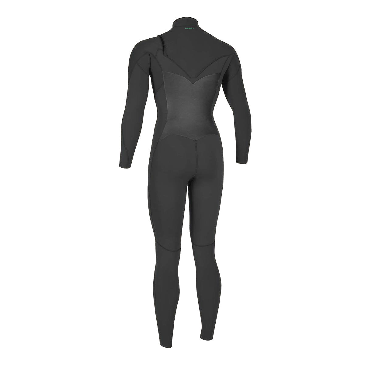 O'Neill Women's 4/3 Ninja Chest Zip Full Wetsuit - Black/Black for Surfing, Diving & Cold Water Sports