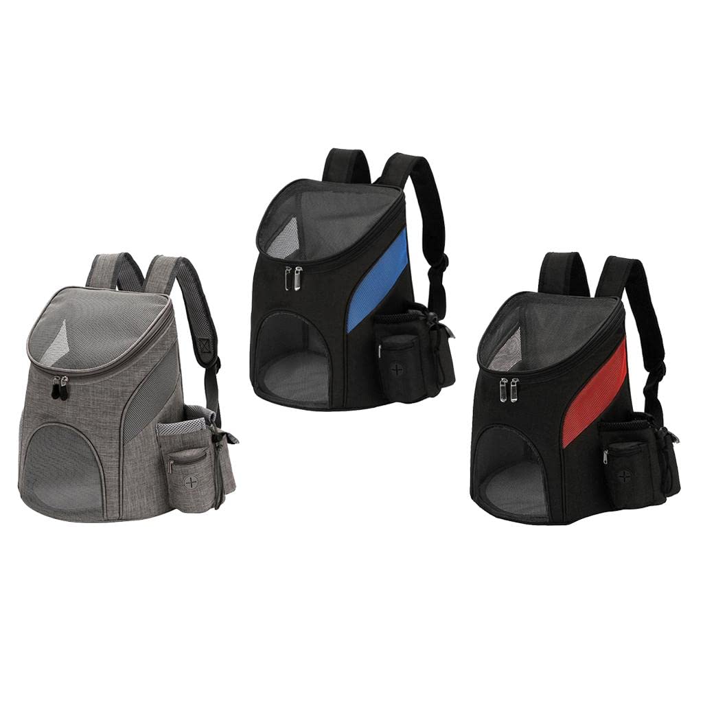 Enakshi Adjustable Pet Carrier Backpack for Cats & Dogs - Lightweight Travel Bag in Blue & Black (Size S) | Perfect for Airplane, Hiking & Outdoor Adventures | Pet Supplies & Dog Carriers