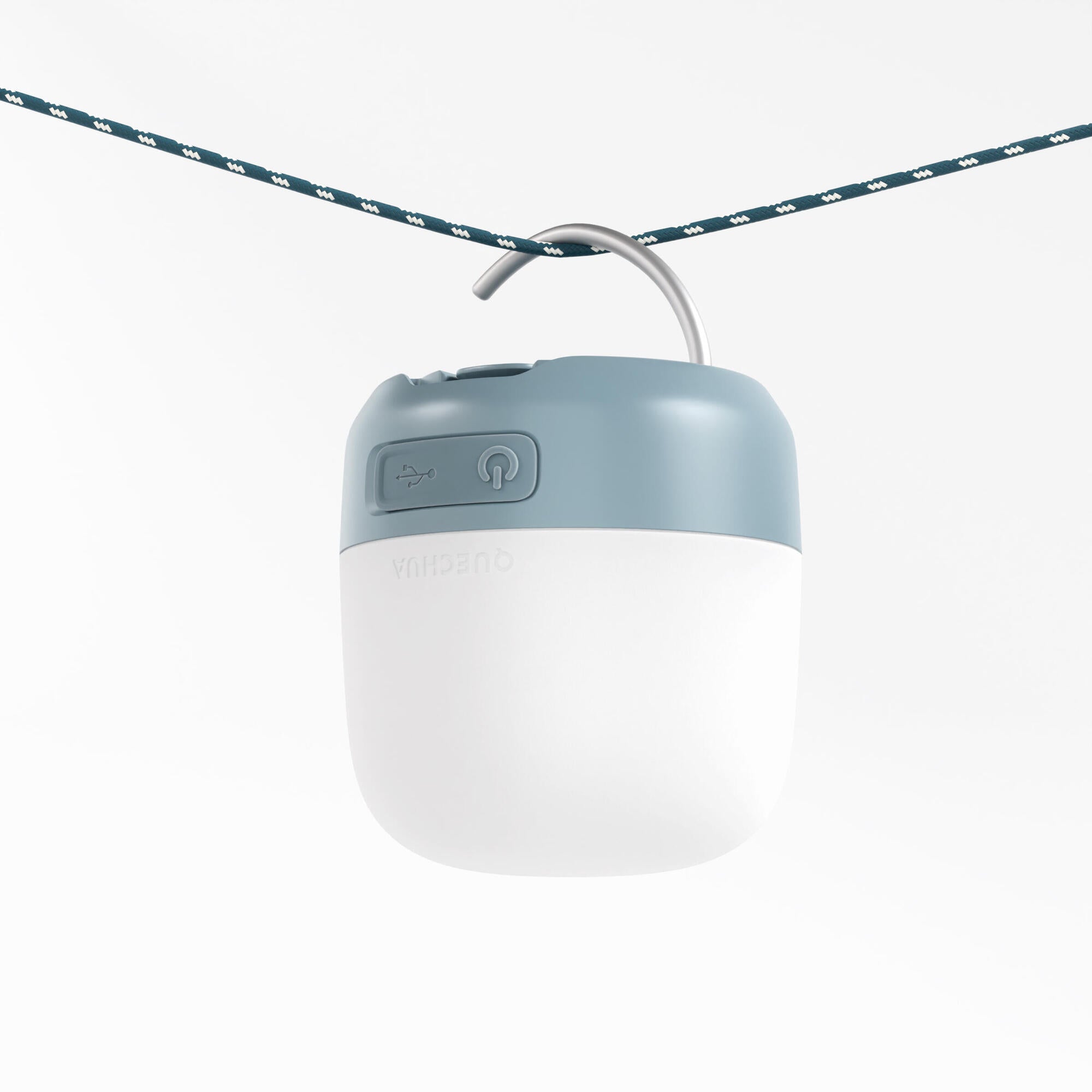 Quechua BL 60 Rechargeable Camping Lantern - USB-C & Dynamo Charging, 60 Lumens LED Light for Outdoor Adventures, Hiking, and Emergency Power Outages
