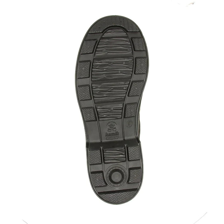 Kamik William N Black Men's Waterproof Winter Boots - Warm & Durable Snow Boots for Hiking, Work, and Outdoor Activities