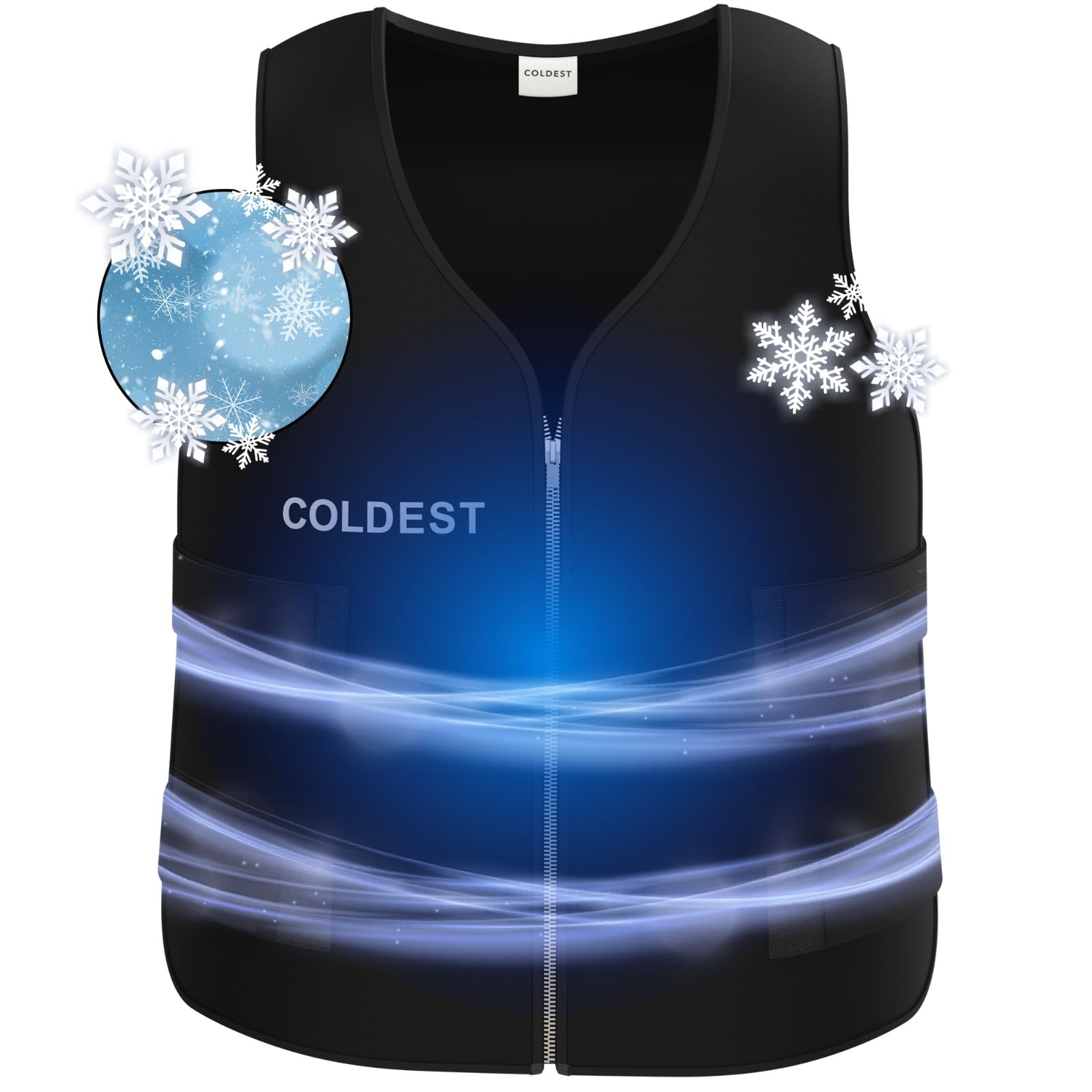 Ultimate Cooling Jacket for Men & Women - Reusable Ice Vest with Ice Packs for Hot Weather, Perfect for Cycling, Running, Outdoor Sports, and Summer Activities
