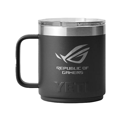 ASUS ROG YETI Gaming Mug - Premium Insulated Coffee Cup for Gamers | Perfect for Esports, PC Gaming & Office Use