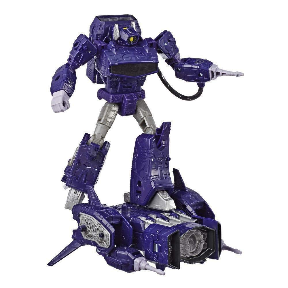 Transformers Generations War for Cybertron: Siege Leader Class WFC-S14 Shockwave Action Figure - Premium Collectible Robot Toy for Adults & Kids - Perfect for Display, Gifts, and Cybertron Battle Scenes