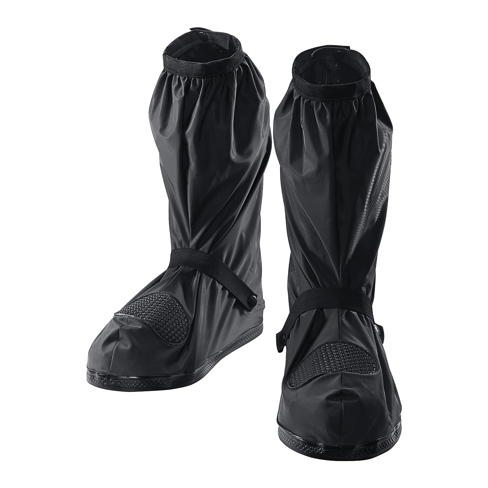 Scoyco Waterproof Rain Shoe Covers with Zipper - Non-Slip Overshoes for Men & Women - Perfect for Hiking, Commuting, and Outdoor Activities in Wet Weather