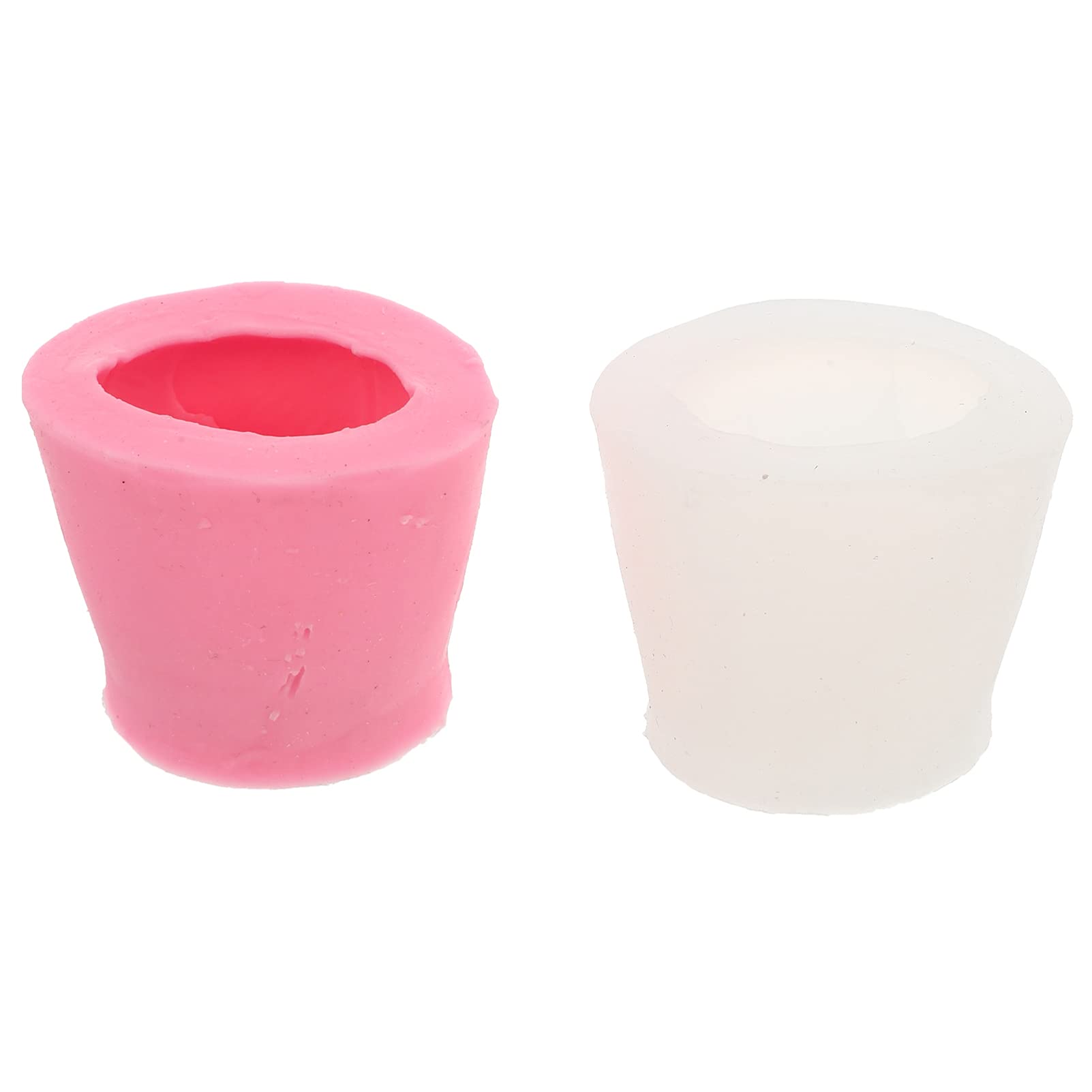 EXCEART 2-Piece 3D Rose Flower Silicone Mold Set for DIY Candle Making, Soap Crafting, Chocolate Molds & Wax Art - Perfect for Home Decor, Wedding Favors and Gift Making