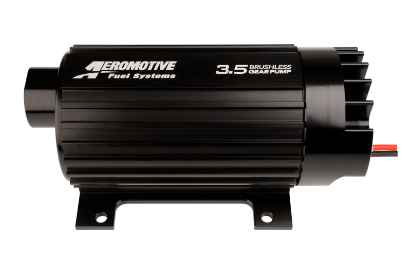 Aeromotive Brushless Spur Gear Fuel Pump with TVS Controller - Inline 3.5 GPM High Performance Fuel Delivery for Racing & High HP Applications