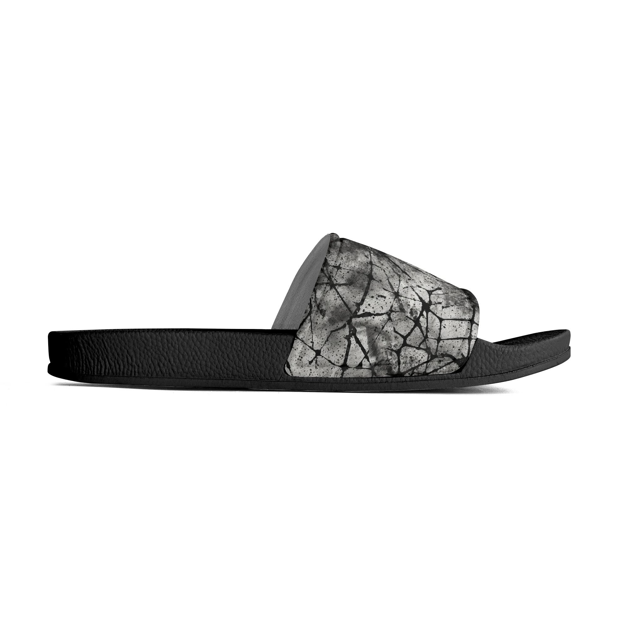 Distressed Men's PVC Sandals - Comfortable & Durable Summer Beach Shoes for Outdoor Walking, Hiking, and Casual Wear