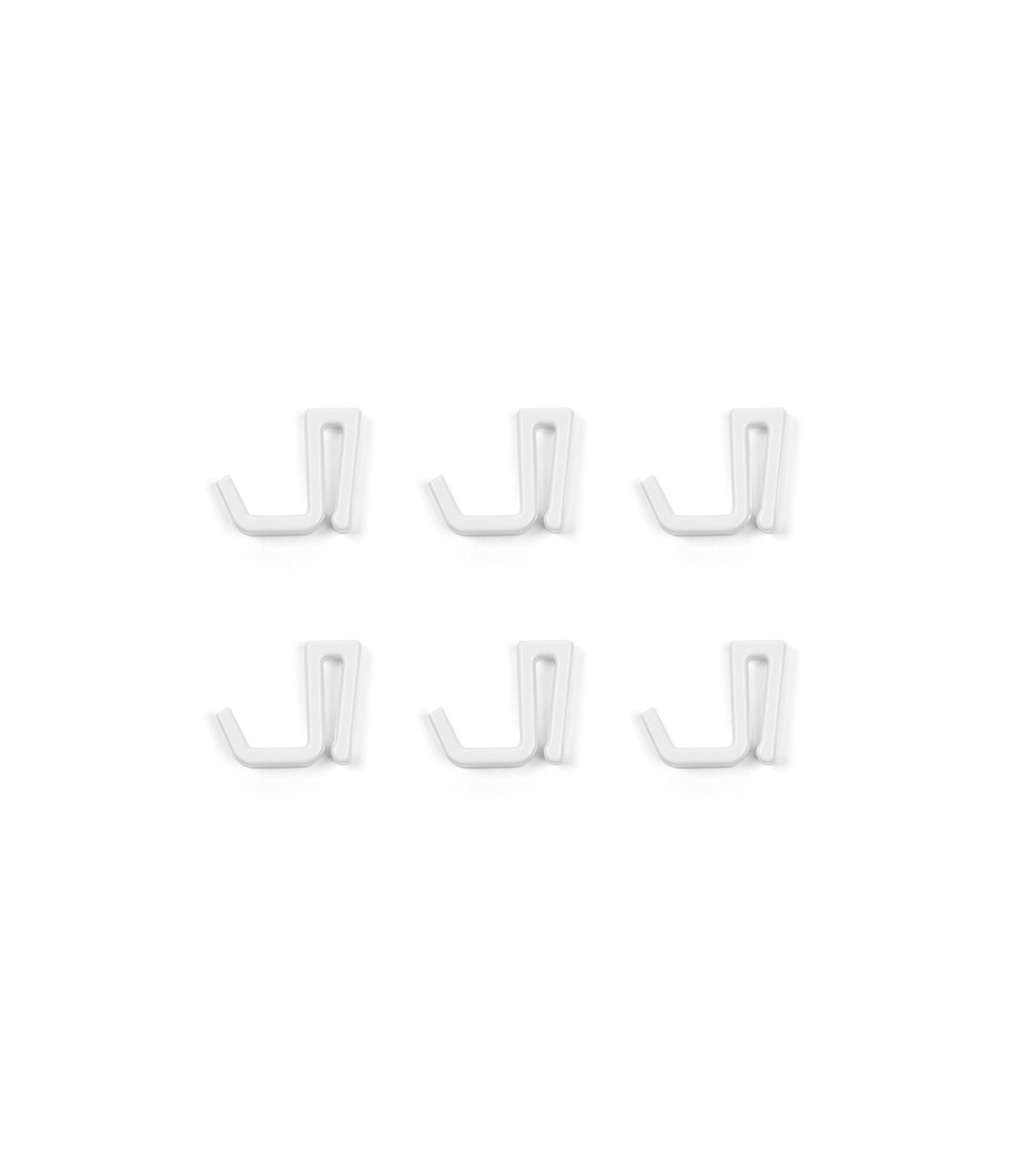6-Pack Replacement Hooks - Heavy Duty Metal Hanging Hooks for Wall, Door, Kitchen, Bathroom & Garage Organization - Perfect for Coats, Towels, Hats & More