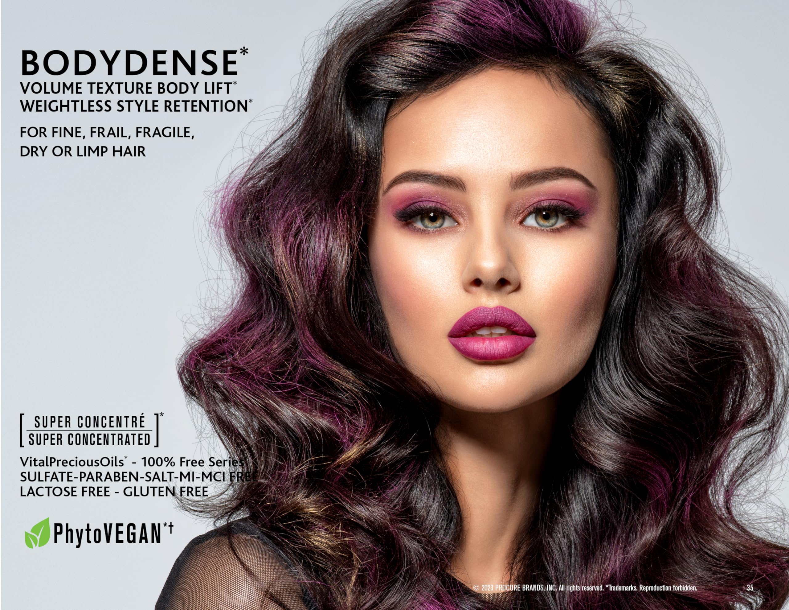BODYDENSE Plumping & Hydrating Volumizing Shampoo, Conditioner & Biotin Hair Oil Set for Fine Hair - Hair Growth Serum for Volume, Texture & Body Lift - Perfect for Daily Hair Care & Styling